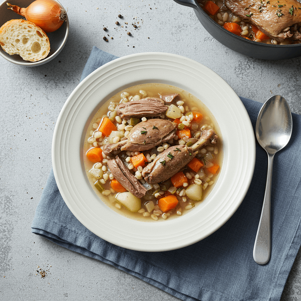 Duck and Barley Soup