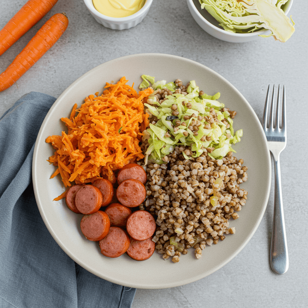 Royal Sausage and Buckwheat Breakfast Bowl