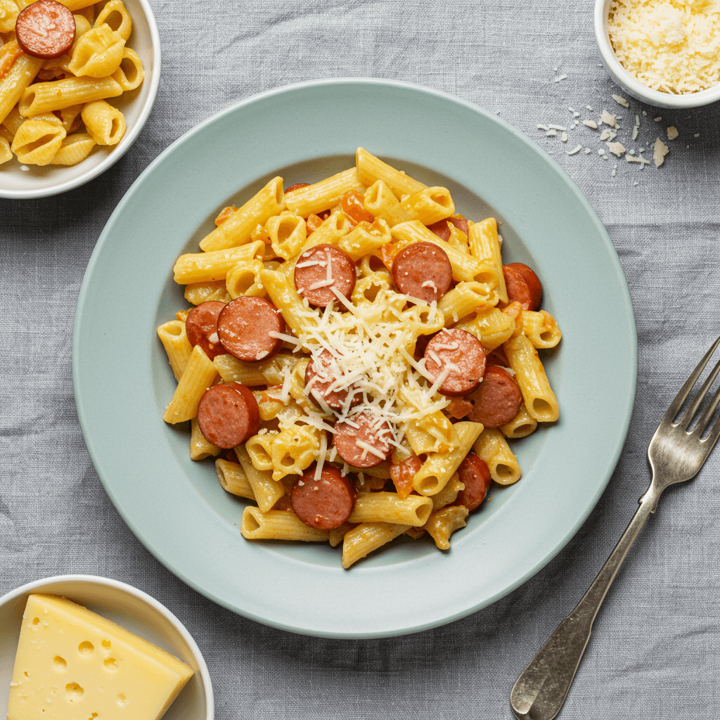 Sausage and Cheese Pasta Dinner