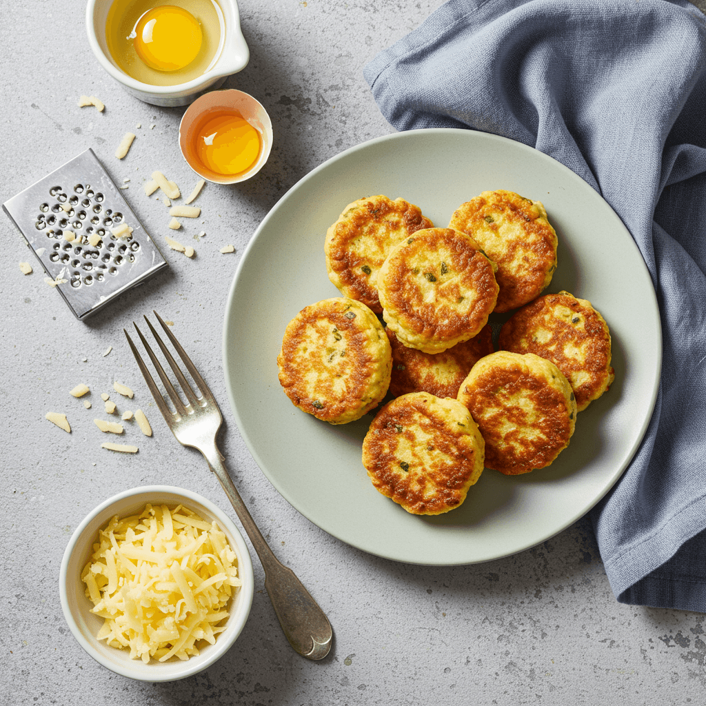 Cheesy Morning Fritters