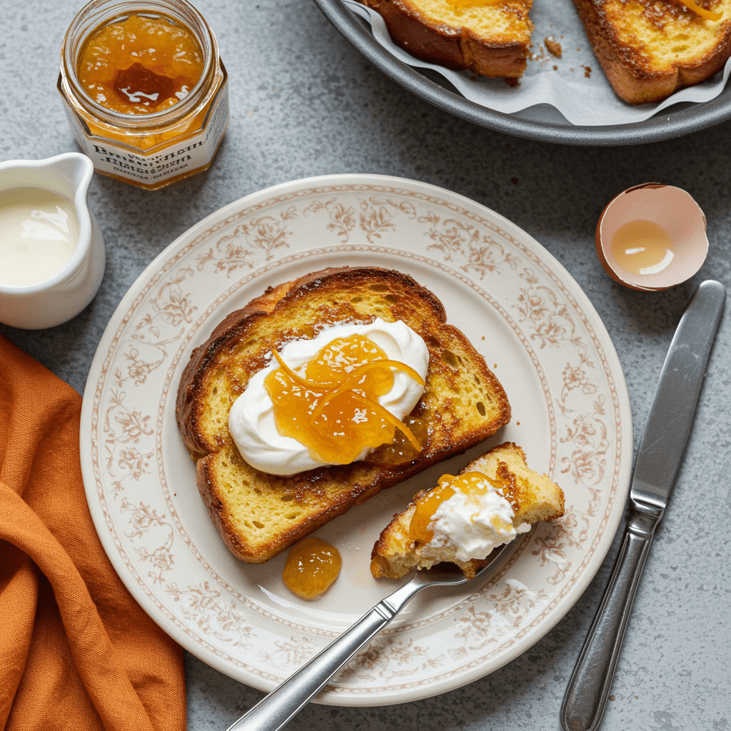 Royal Bitter Orange Mascarpone French Toast