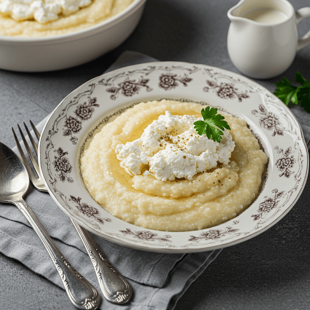 Royal Lithuanian Varške and Semolina Breakfast