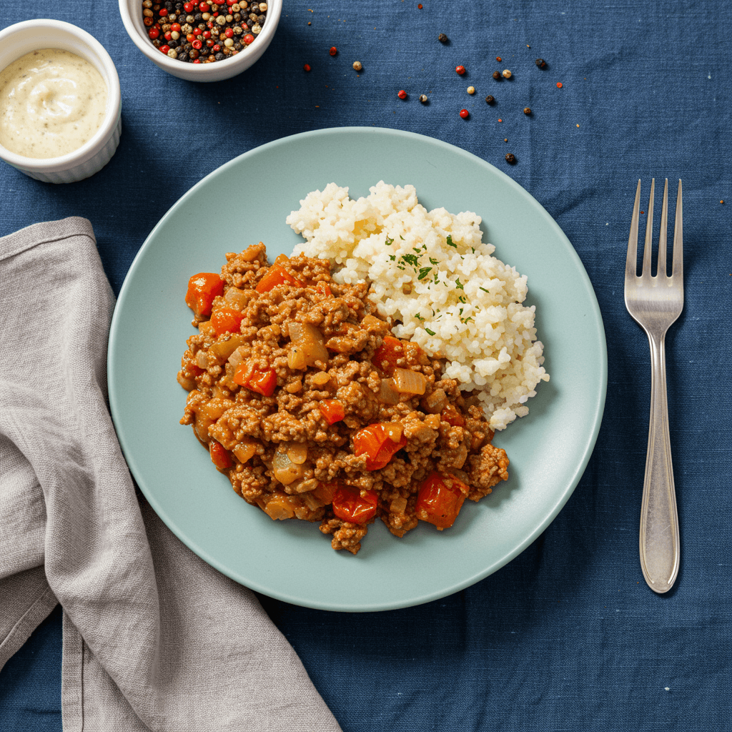 Simple Ground Beef Warm Lunch