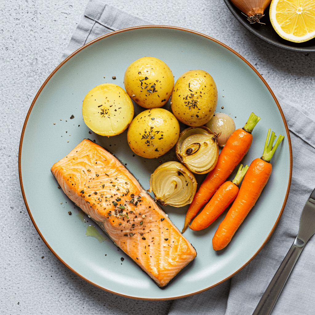 Simple Pan-Seared Salmon Dinner