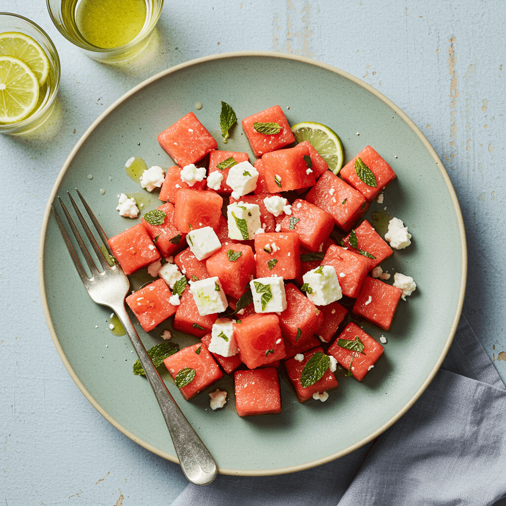 Watermelon & Feta Sparkler