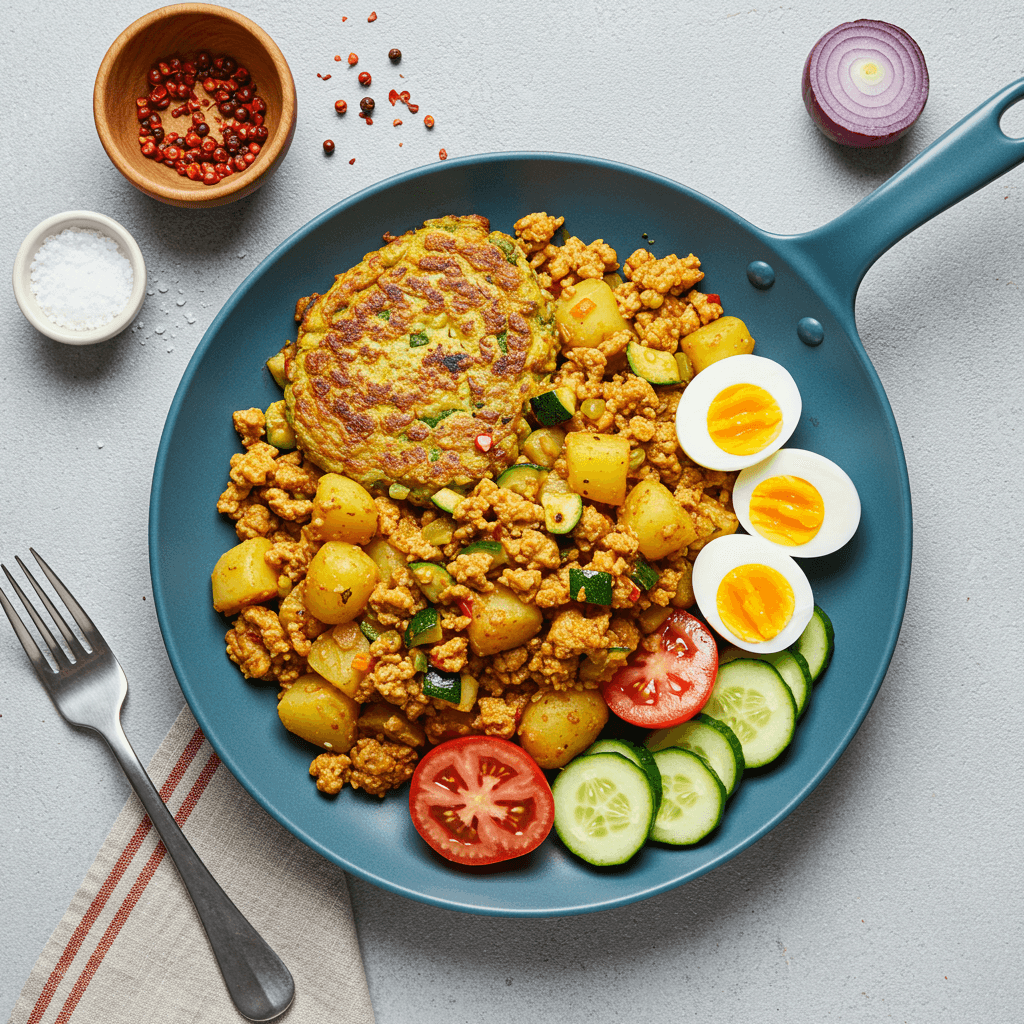 Zesty Chicken & Veggie Potato Skillet